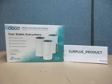 TP-LINK 0150603454 DECO M4 AC1200 WHOLE HOME MESH WI-FI SYSTEM,WHITE,3 PACK-NEW