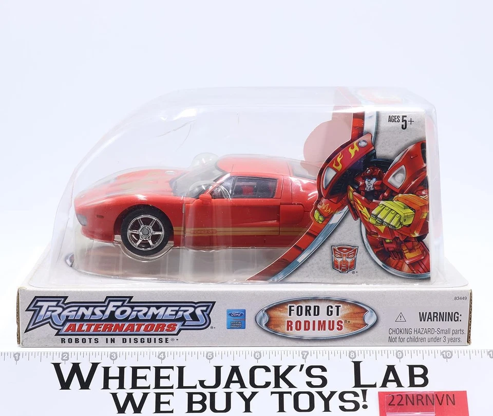 Ford GT Rodimus Complete Transformers Alternators 2007 Hasbro Figure NEW SEALED - Image 3 of 4
