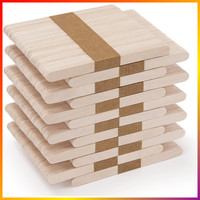 Holz-EisstäBchen 600 StüCk 114Mm X 9Mm X 2Mm FüR Bastelarbeiten Diy Crafts