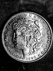1890 s Morgan $  BU + Pristine  original  white START .99