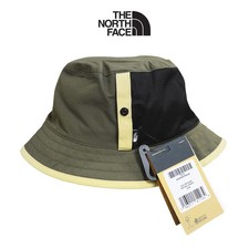 The North Face Class V Reversible Bucket Hat Khaki Yellow Unisex S/M Outdoor