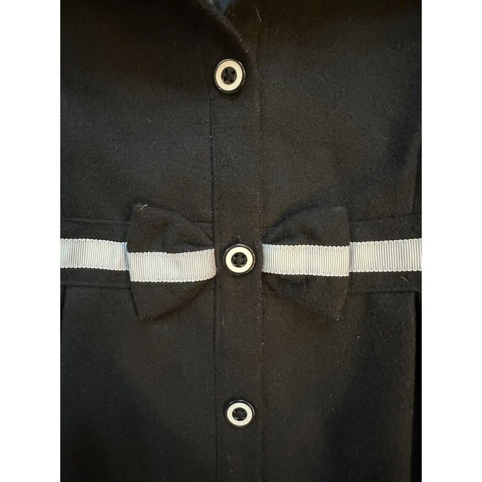 Abrigo Olivia For Gymboree Negro‎ Guisante Talla Pequeña, 5-6 Foto 2 de 4