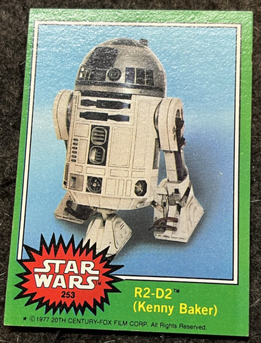 1977 Topps Star Wars #253 R2-D2 (Kenny Baker) — TAG (grade unconfirmed)