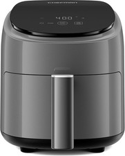 Chefman Mini Air Fryer 2 Quart Air Fryer, Compact Space Saving Air Fryer- Grey