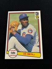 LEE SMITH ROOKIE DONRUSS 1982 CHICAGO CUBS NRMT RC BASEBALL CARD. rookie card picture