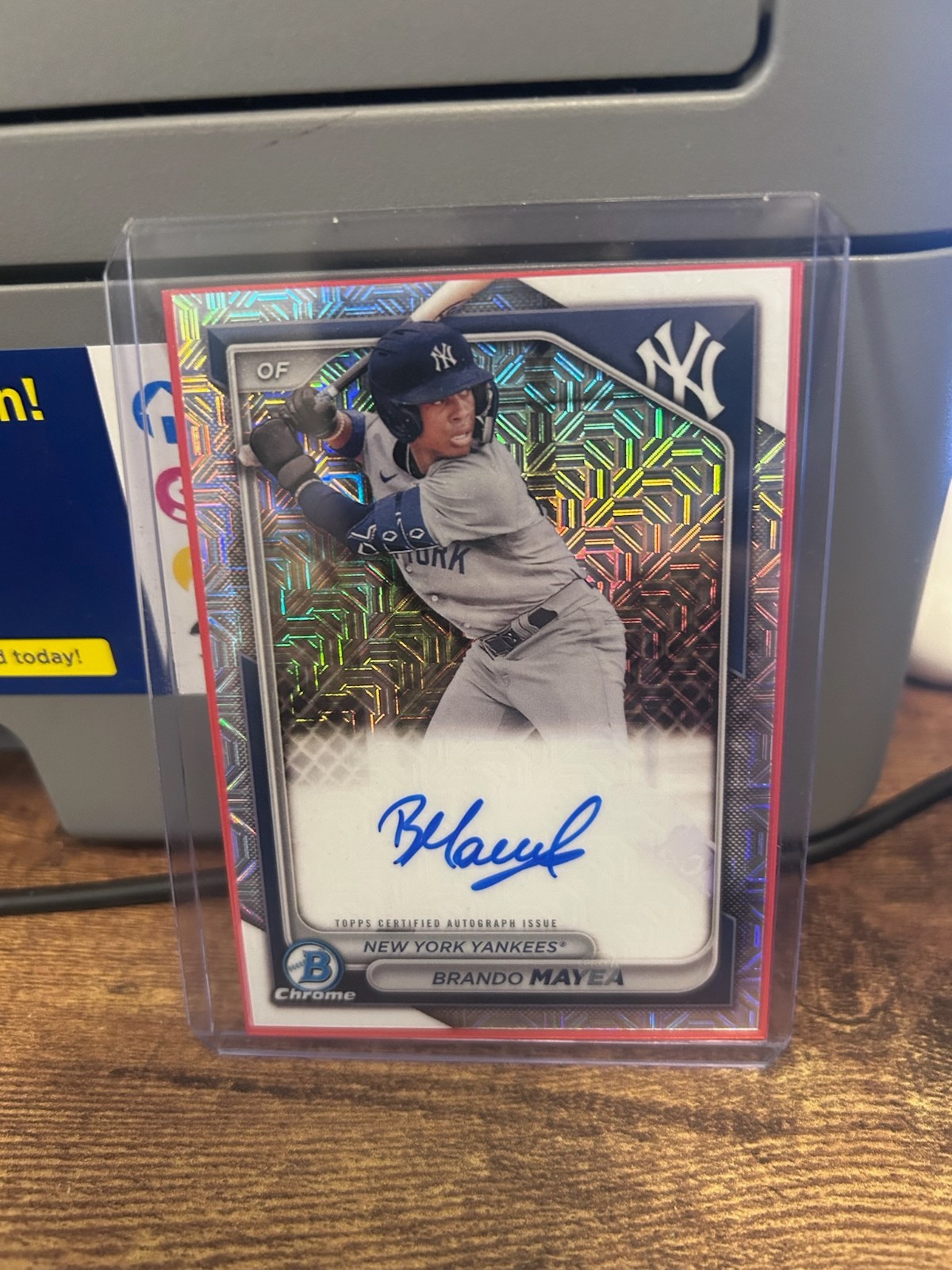 2024 Bowman - Chrome Prospect Mega Box Autographs Brando Mayea #BMA-BMA (AU, RC)