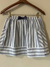Vineyard Vines Girls Medium M 10-12 Striped Skirt Blue