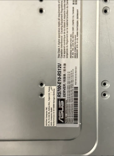 ASUS R700-E10-RS12U 2 x Xeon 6348 512GB RAM 4 x 960GB NVME Gen4 X520 NIC