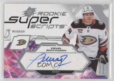 2023-24 SPx Super Scripts Rookies Pavel Mintyukov #SSR-PM Auto RC 1e7g