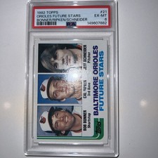 Topps 1982 Orioles Future Stars Rookie Baseball Card #21 Bonner Ripken PSA 6