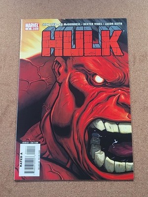 Hulk #4 2008 Variant 1st Battle w/ Red Hulk McGuinness Red Hulk Cover High Grade