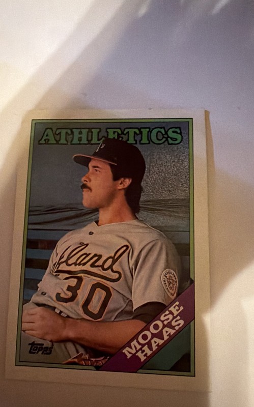 1988 Topps - Moose Haas #606