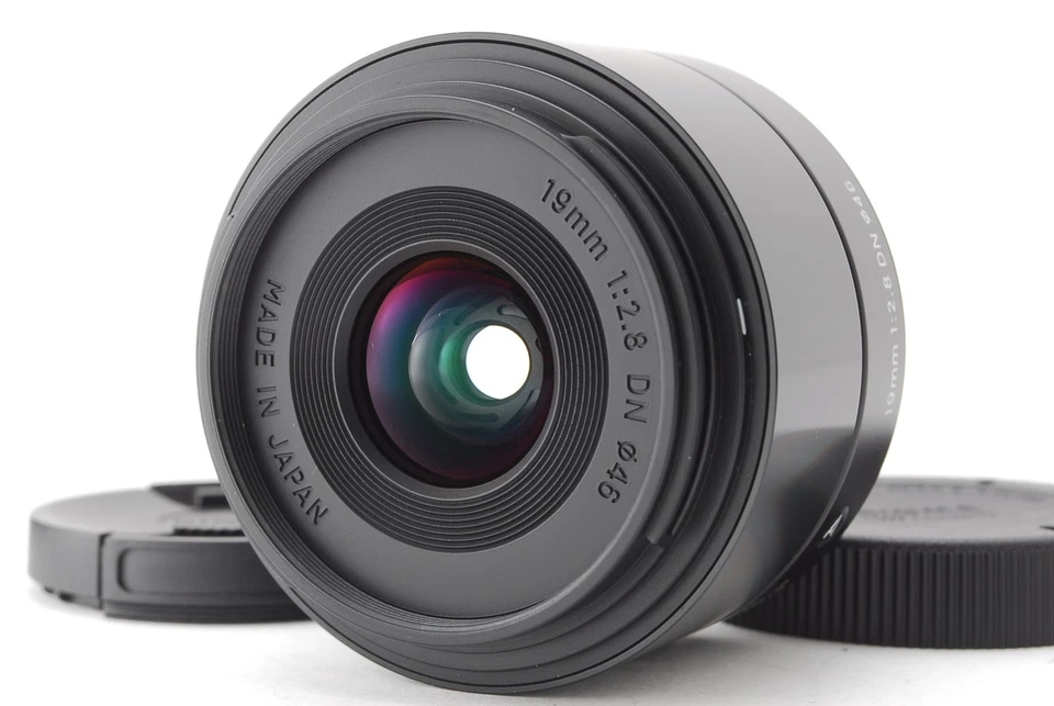【Excelente Como Nuevo con Caja】 Sigma 19mm f2.8 DN Art Negro Sony E Mount Lente De JAPÓN Foto 2 de 4