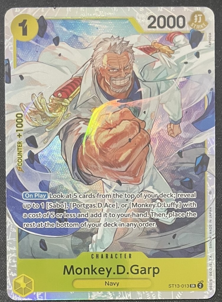 One Piece Card Game The Three Brothers #ST13-013 Monkey.D.Garp English