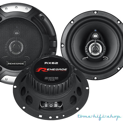 Renegade RX-62 200 Watt 16,5cm Koax Lautsprecher Set PKW Auto Boxen 165mm 