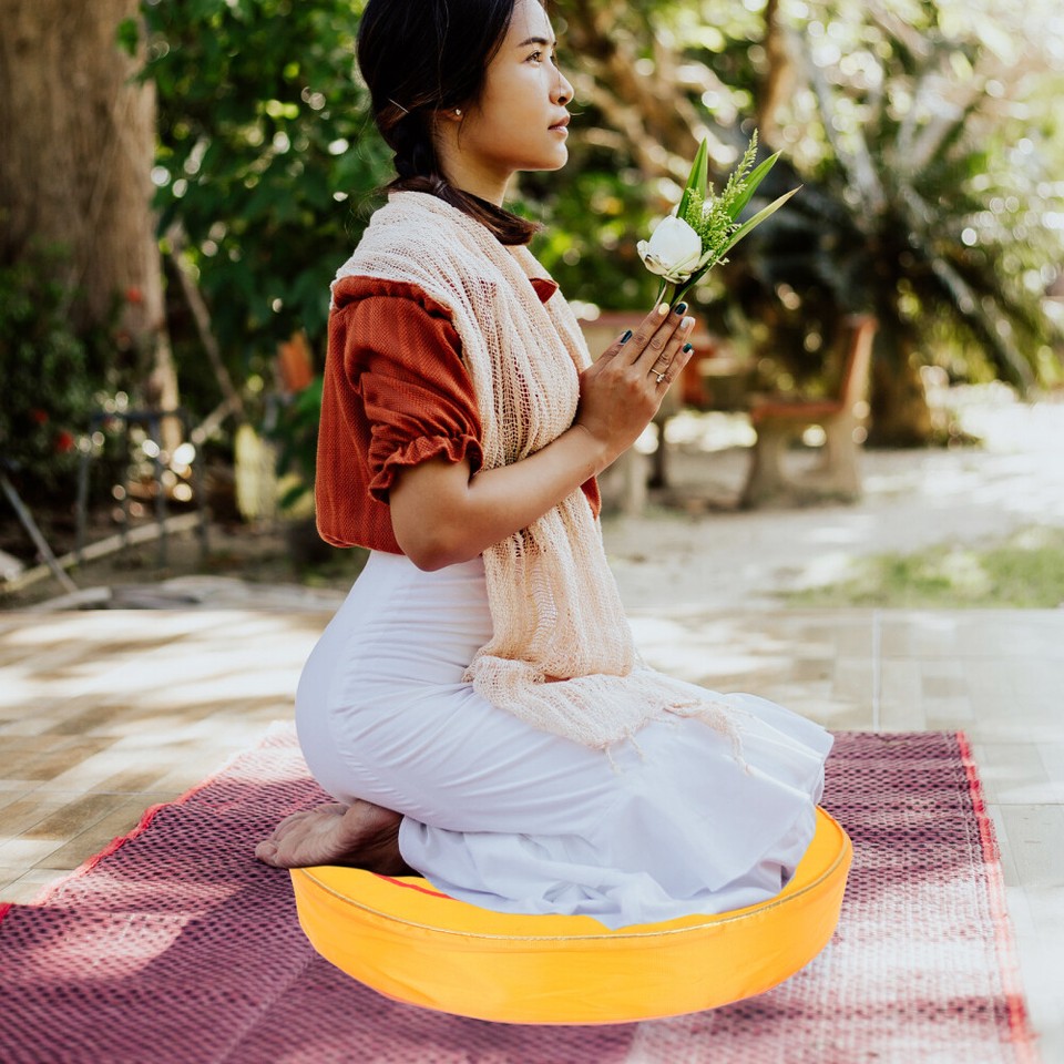 Chanting Prayer Worship Cushion Mat For Home Prayer Meditation Seat