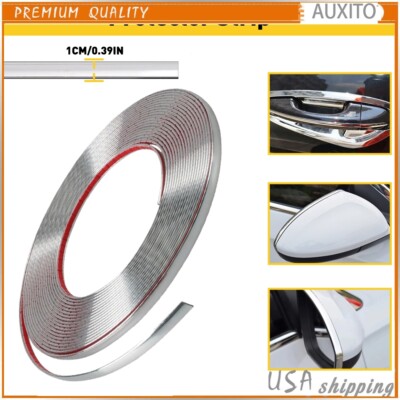 Door Molding Trim 16-Foot Guard Trim - Black Rubber Seal Strip Scratch Protector For Vehicles Car Door Edge - Foto 10