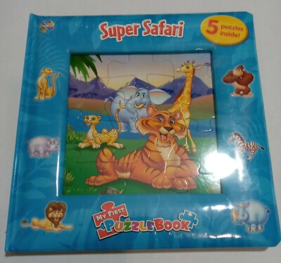 My First Super Safari Puzzle Book. 5 Jigsaw Puzzles.
