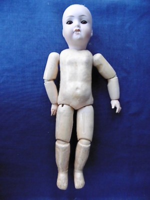 Poupée Ancienne Petit Garçon - Moule 121 Par Recknagel - Hauteur 29 Cm