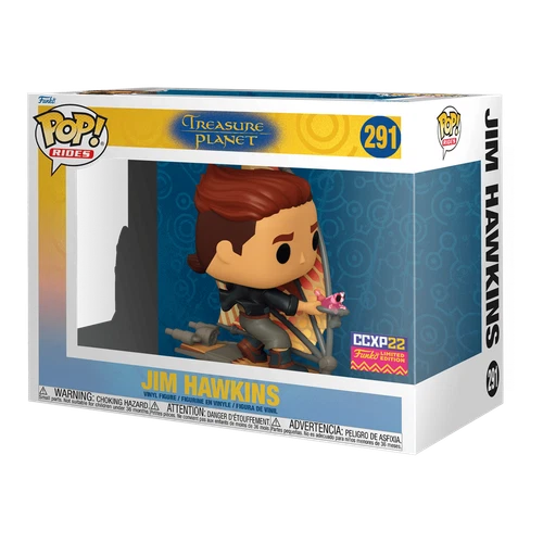 Funko Pop! Rides: Disney - Jim Hawkins (Winter Convention) - CCXP (Bcc) Funko...