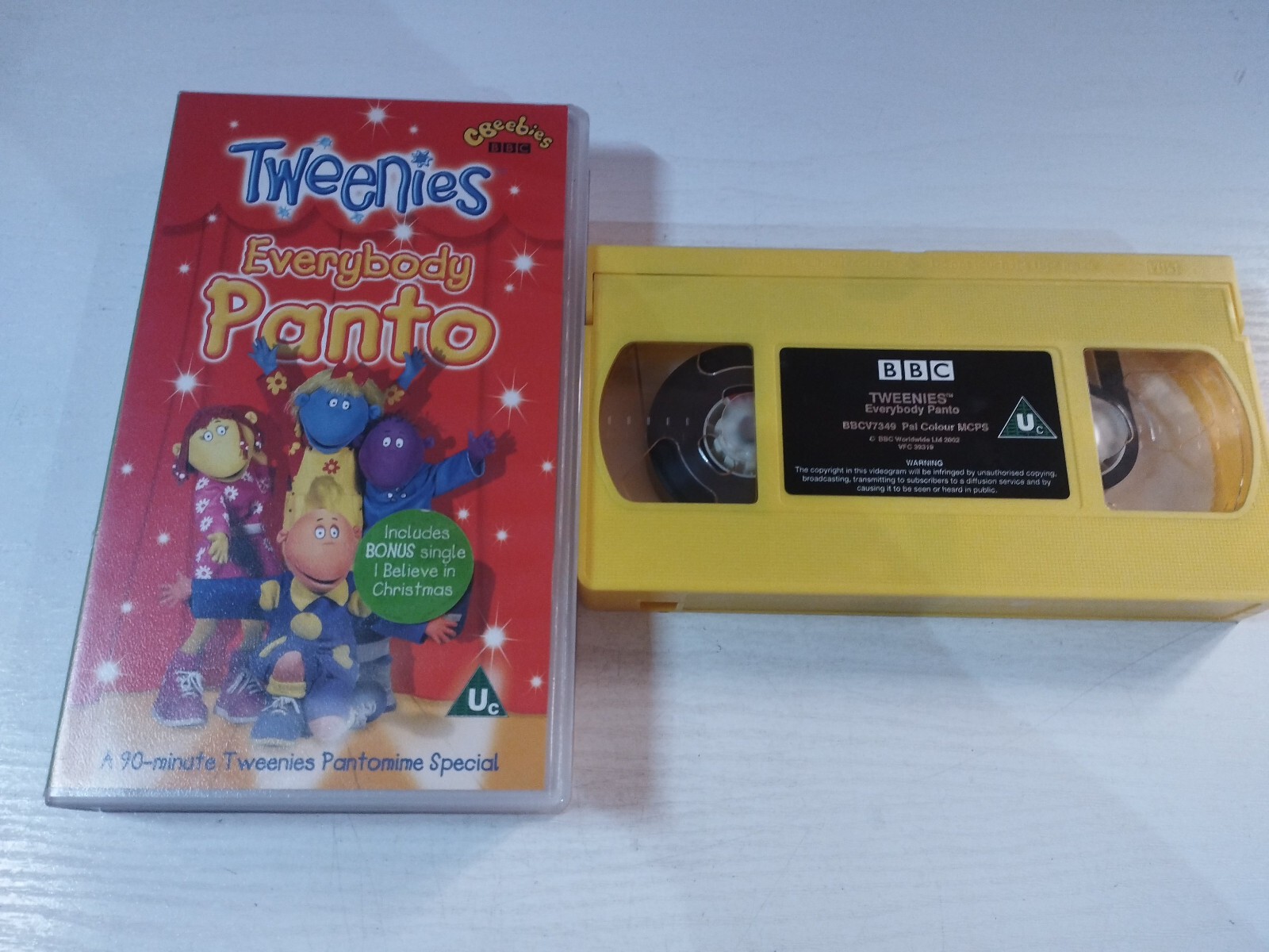 Tweenies Everybody Panto BBC 2002 - VHS Tape English Am