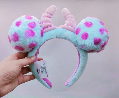 Disney Pixar Monsters Inc Disney Parks Sulley Sully Fuzzy Ear Headband 2023