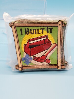 Boy Scouts I Built It Patches Lot Of 12 New In Packaging