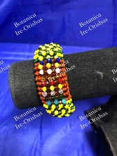 Ide Ilde de Orula con Argayu Agayu en cristal cristal fino religión yoruba ifa