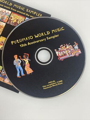 Putumayo World Music Sampler 15 Years of World Music 2008 Cd Promo