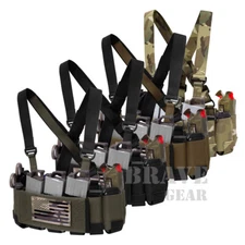 Tactical Low Vis 5.56 Ready Rig Chest Rig Concealed Lightweight Adjustable Vest
