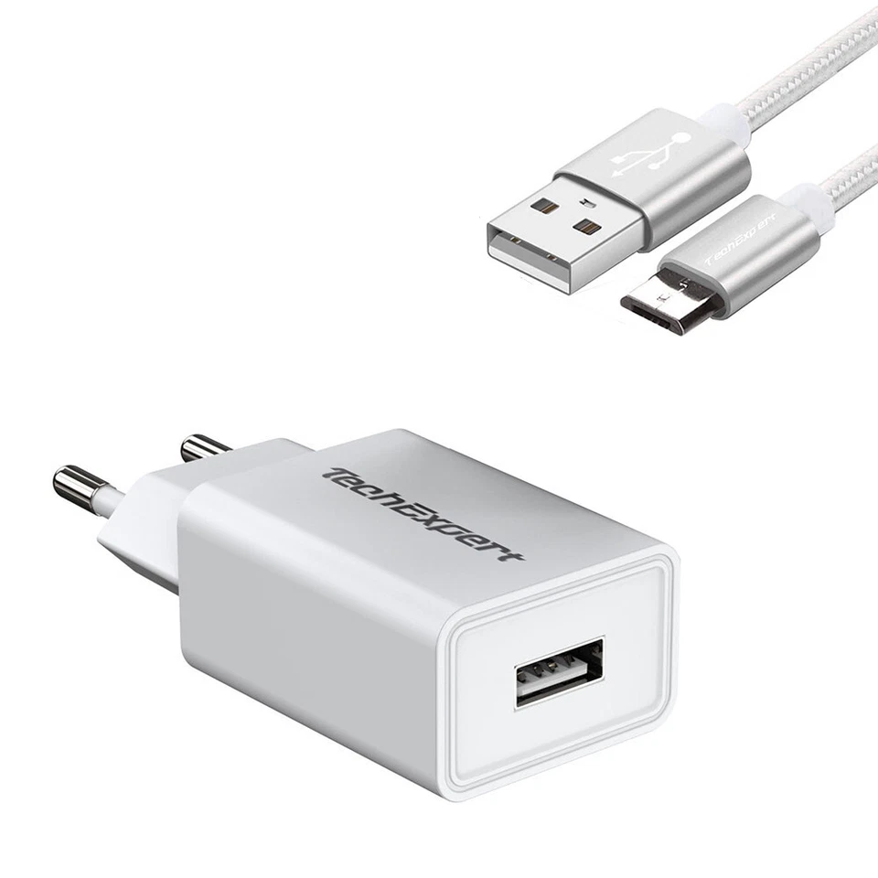 Kit charge blanc pour tablettes Lenovo tb-x505f micro usb