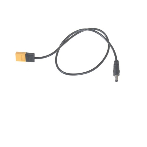 MINI XT60 Male Bullet Connector To Male DC 5.5mm X 2.1mm DC5521 Power Cable B _t