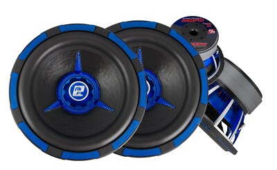 2x Power Acoustik MOFO-122X 12″ 2700W Max Power 2Ohm DVC MOFO Series  Subwoofer