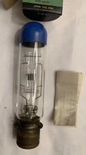 SYLVANIA PROJECTOR LAMP BLUE TOP DDB 120v  700w 1960s Box