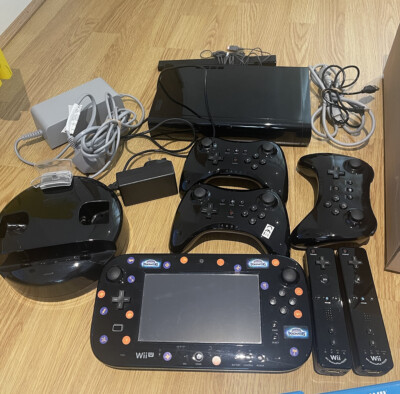 Nintendo Wii U Premium 32GB Black Handheld System console With 13