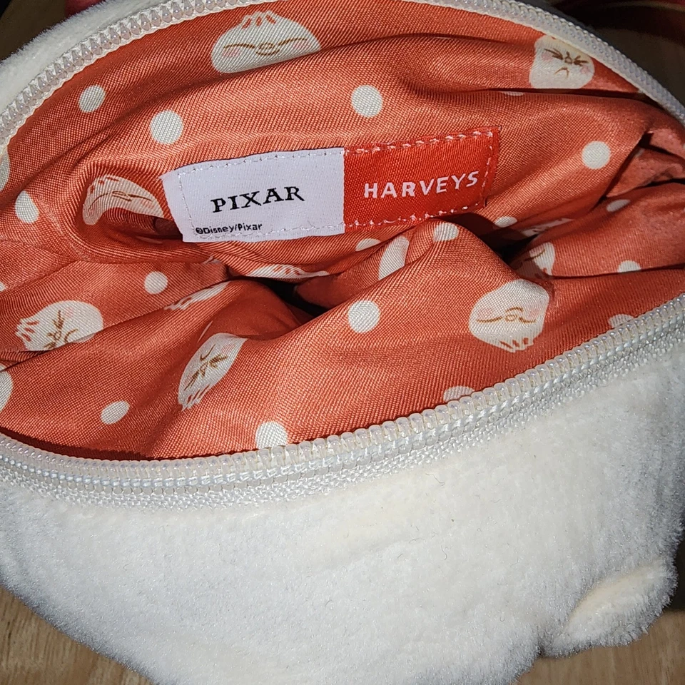Cartera Bandolera Harveys X Disney Pixar Bao Dumpling Felpa Blanca 5034-3055 Rara Foto 4 de 4