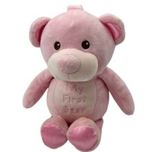 Pink Teddy Bear Baby Lovey Plush My First Bear Kellytoy Stuffed Animal