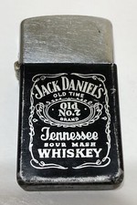 Vintage 1970s JACK DANIELS Whiskey Advertising Lighter - Park - Made in USA