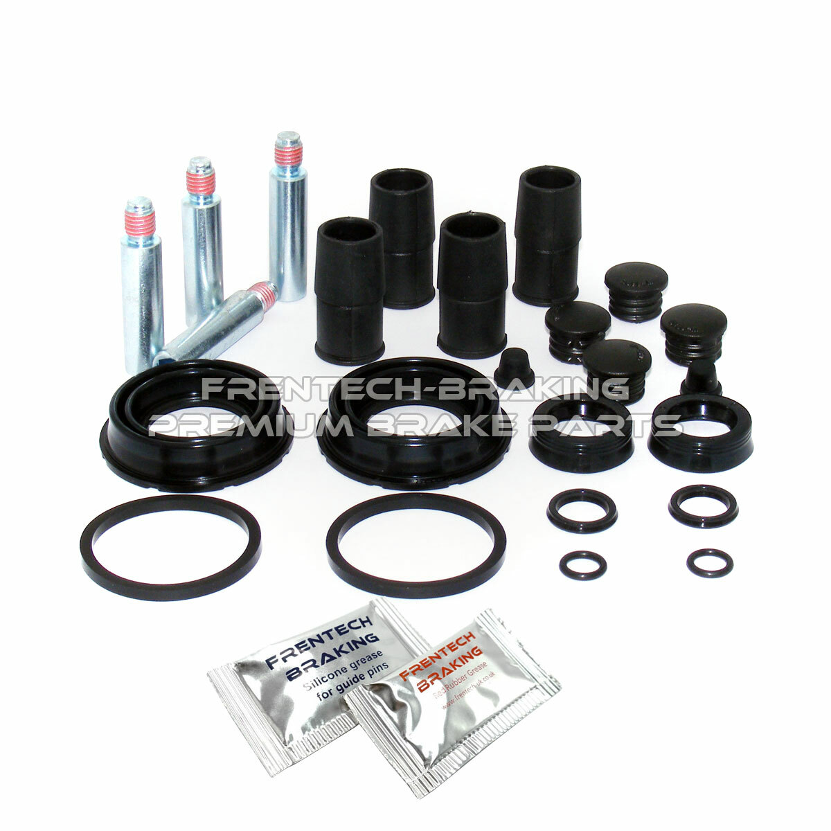 For Mini Cooper /S R50 R52 R53 2x Rear Brake Caliper Repair Kits Pin Bolts