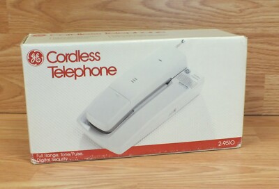 Vintage GE 2-9510A Cordless Dual Crystal Digital Security Telephone System *NEW*