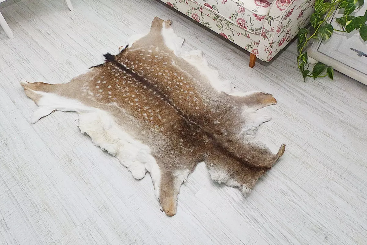 Deer pelt blanket new arrivals