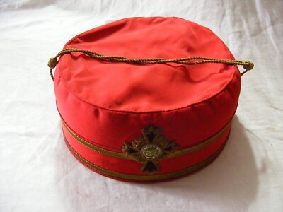 Vintage Freemasons Commander KT Court of Honor Hat Size 7 1/4