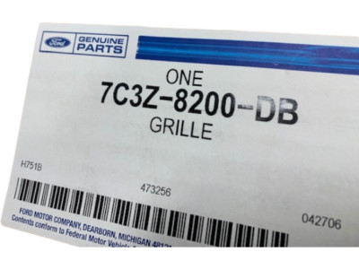 FITS 2007 FORD F-250 SUPER DUTY GRILLE 7C3Z8200DB - NEW OEM