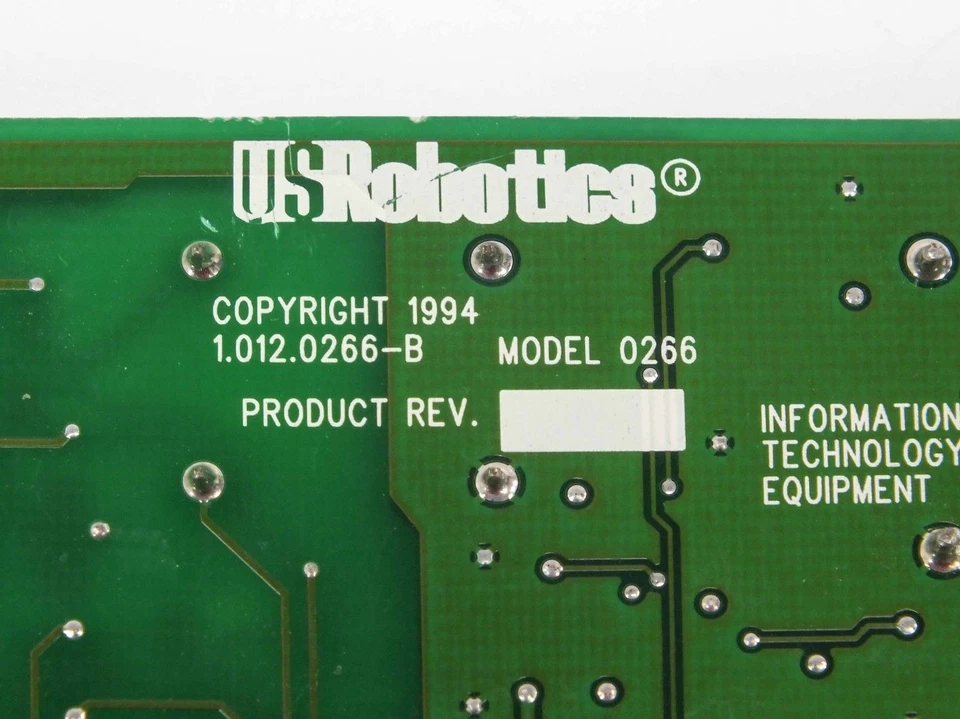 US Robotics 00027602 8-Bit ISA 14.4K Internal Sortster Faxmodem Card Model 0266 - Image 4 of 4