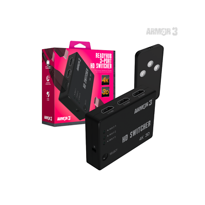 3-Port HD Switcher PS5/PS4/Xbox One/Series/Switch/WiiU