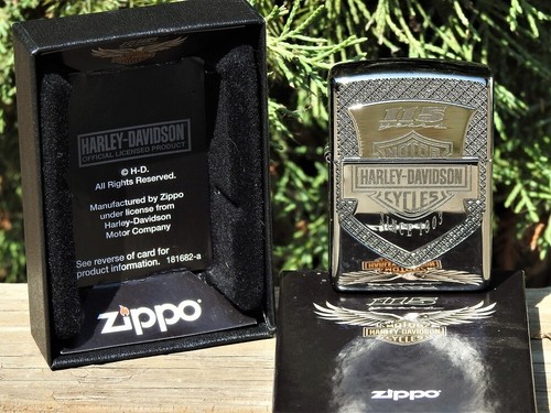 Harley Davidson 115th Anniversary Armor Edition Zippo Feuerzeug - Bar and Shield - Bild 9 von 12