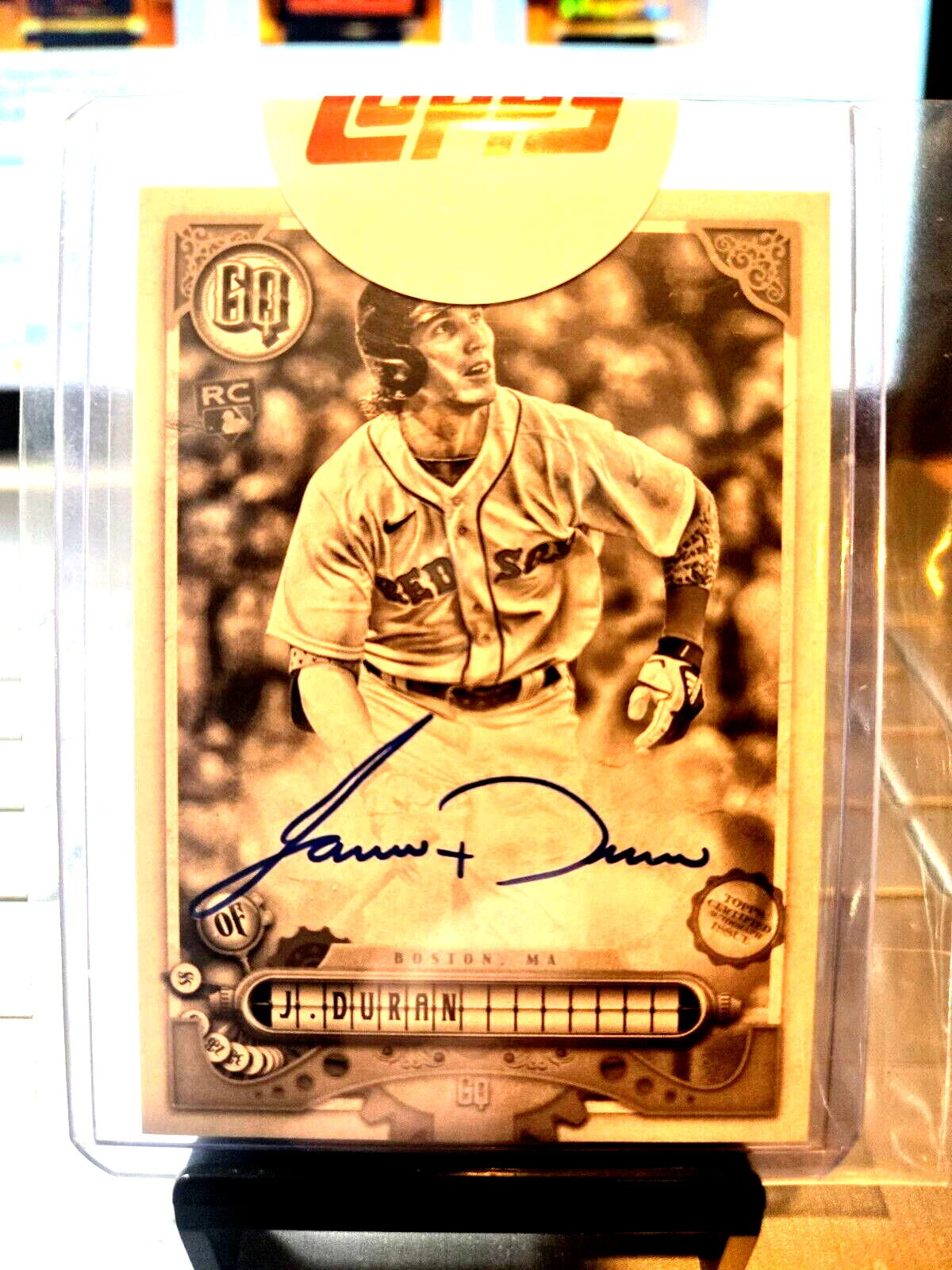 2022 Topps Gypsy Queen #7/50 Jarren Duran Black & White On Card Auto Sealed Gem"