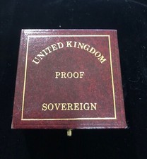 Scatola Sterlina Oro Proof 1989 - 1999 - Solo box senza moneta oro