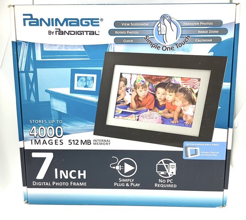 Pandigital PI7002AW 7" Digital Picture Frame - Picture 1 of 4