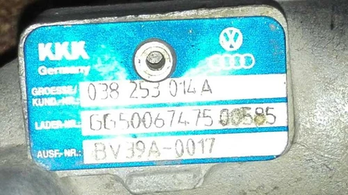 038253014A Turbocompressore per SEAT CORDOBA BERLINA (6L2) Stylance 2004 748643 - Foto 3 di 9